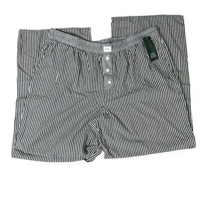 Wild Fable Gray Striped Pajama Size Large New With Tags